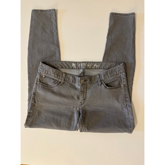Women's‎ Express Gray Jeans Leggings Size 10 Zelda Slim Ultra Low rise - Picture 6 of 9